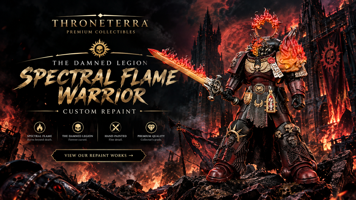 The Damned Legion Spectral Flame Warrior – Custom Repaint Showcase