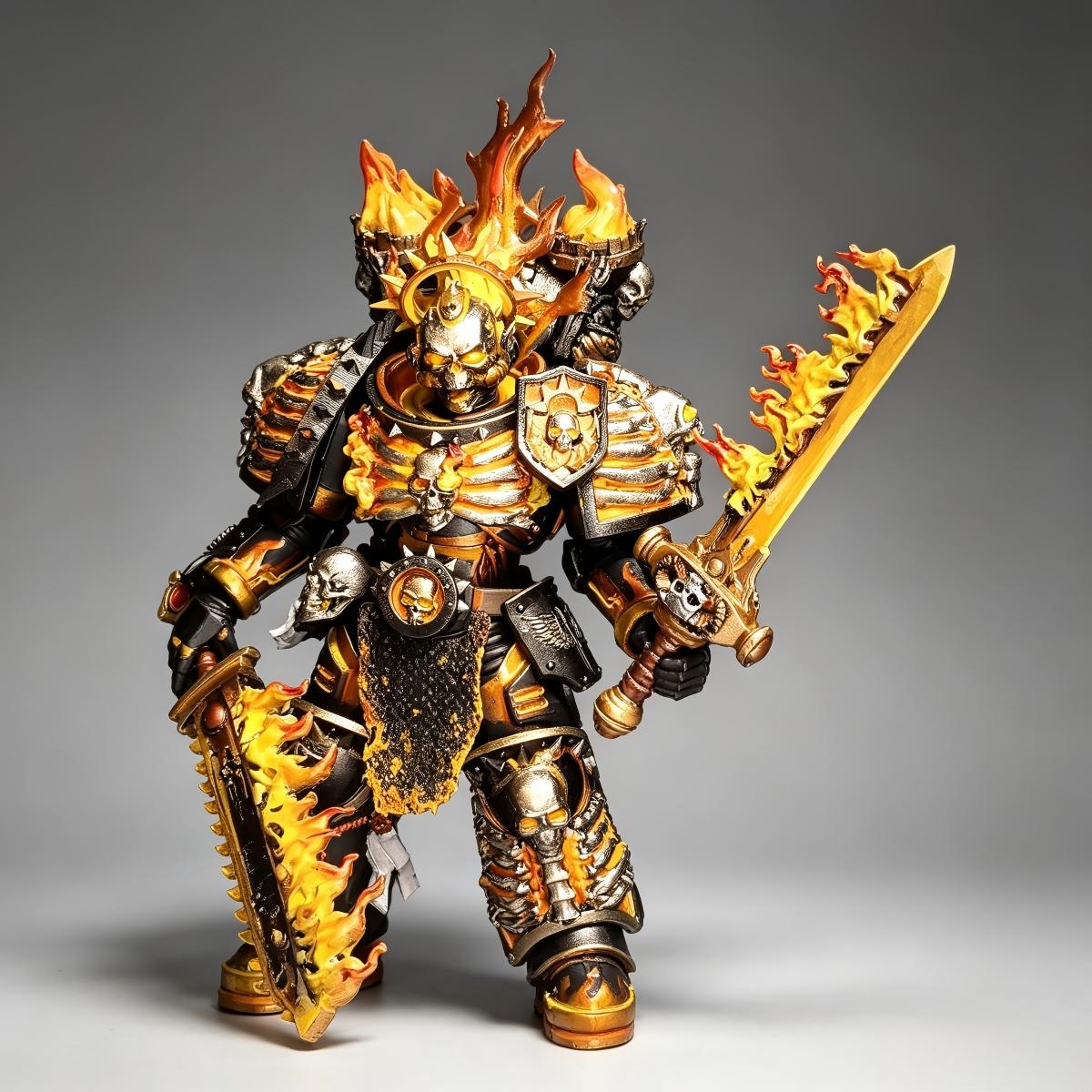 Custom Legion of the Damned Flaming Champion Figure – Studio Custom Masterpiece (1-of-1)