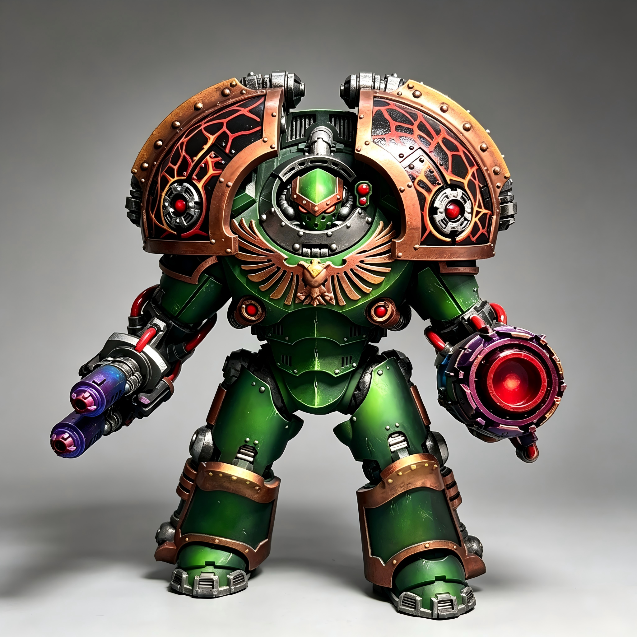 Salamanders mk2 Saturnine Heavy Terminator - 1/18 Custom Repaint