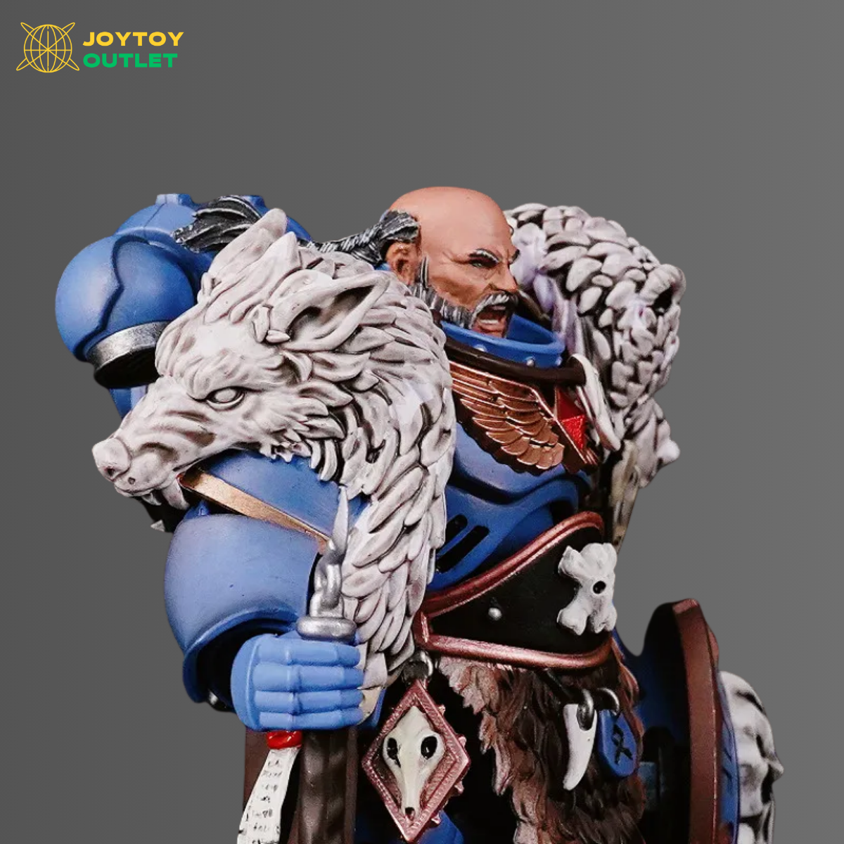 Space Wolves Wolf Pelt Shoulder Pads – Upgrade Part