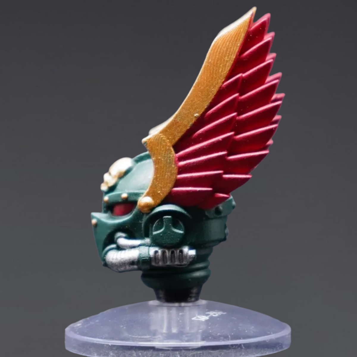 Dark Angels Inspired Winged Helmet Head Sculpt – Upgrade Part