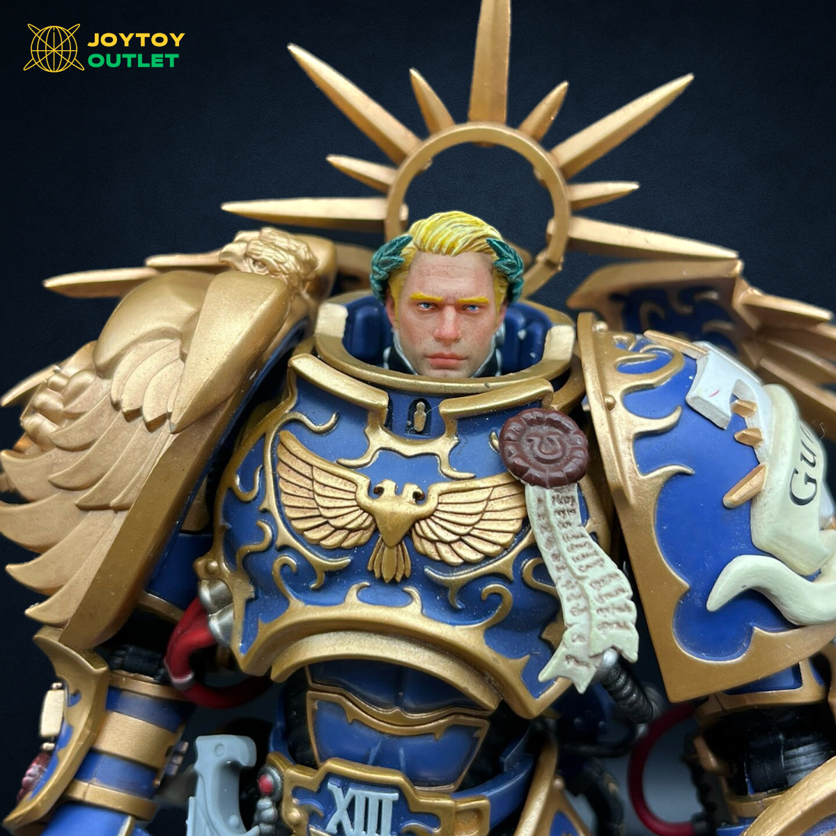 Ultramarines Guilliman Unhelmeted Head Sculpt โ Upgrade Part