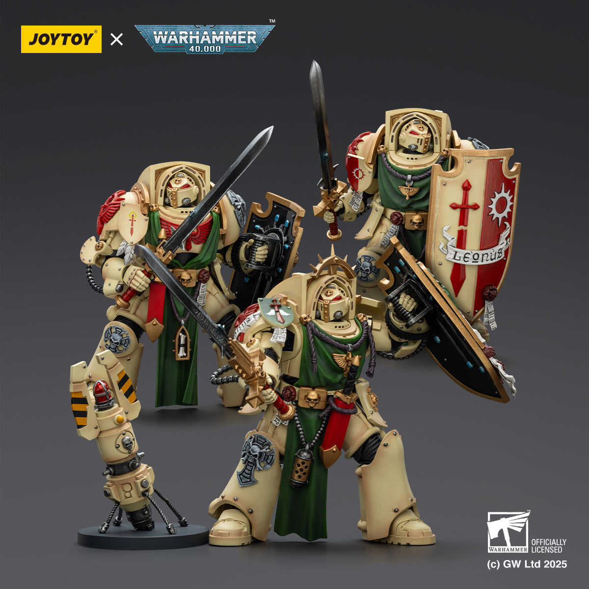 JOYTOY Warhammer 40,000 - Dark Angels Deathwing Knigh Set