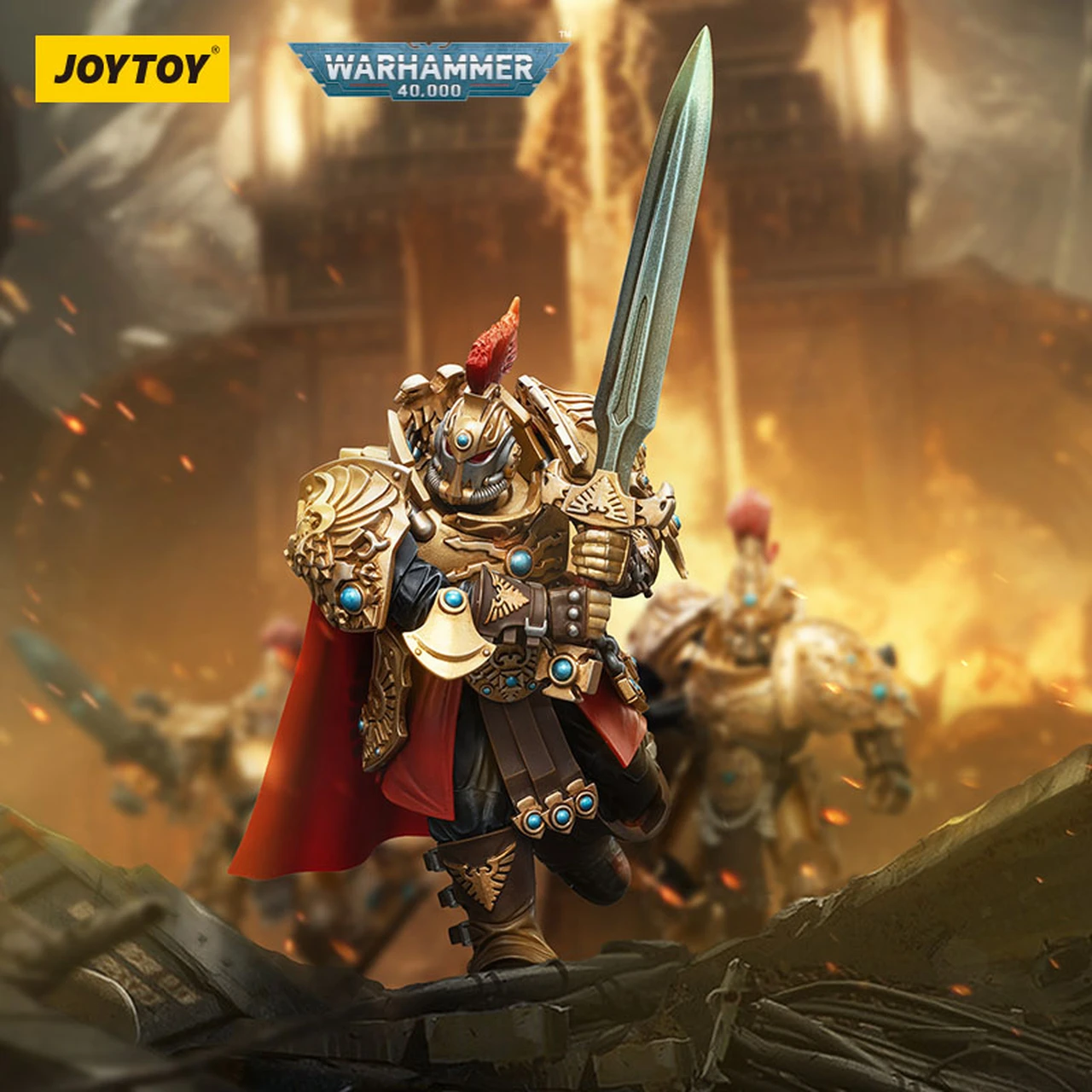 JOYTOY Warhammer 40,000 - Adeptus Custodes Blade Champion