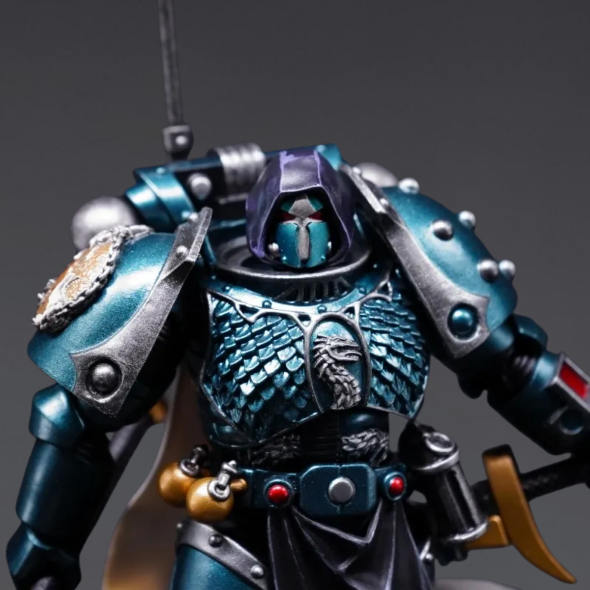 Alpha Legion Inspired Hooded Helmet Head Sculpt – Upgrade Part