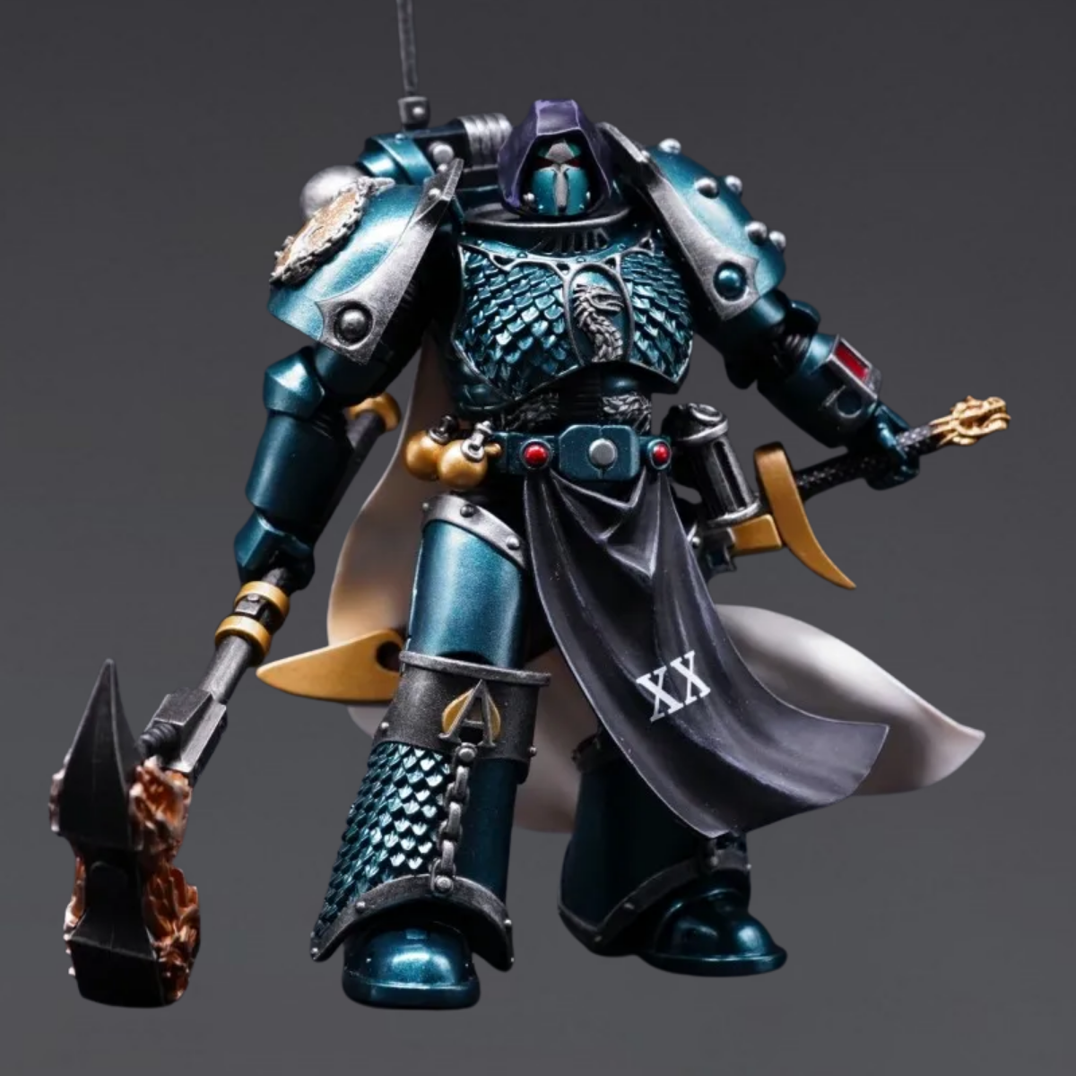 Alpha Legion Inspired Hooded Helmet Head Sculpt – Upgrade Part
