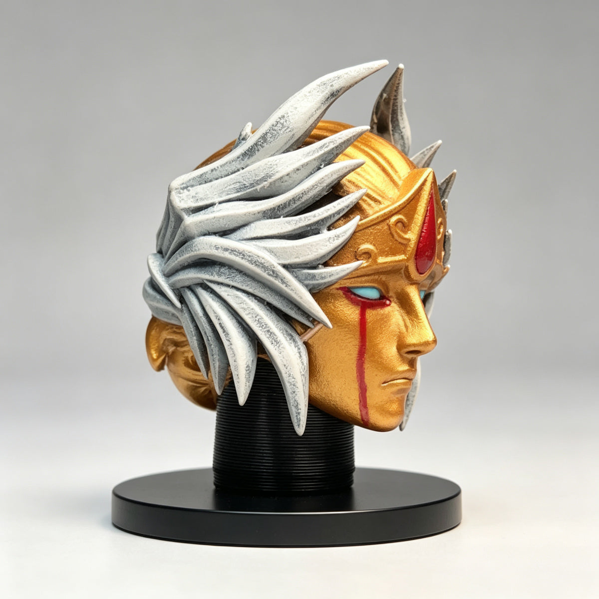 Custom Blood Angels Sanguinary Guard Mask - 1/18 Action Figure Upgrade