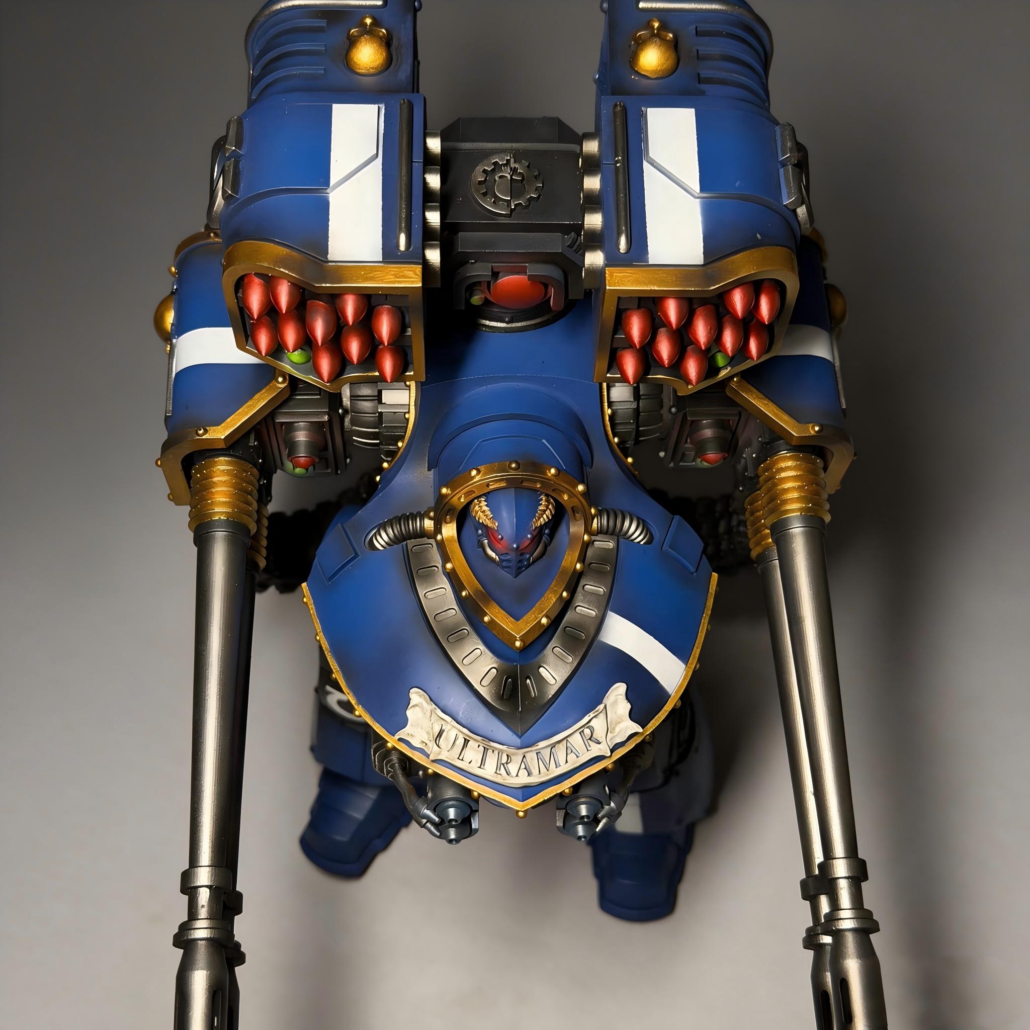 Custom 13" Ultramarines Deredeo Dreadnought Action Figure – Studio Custom