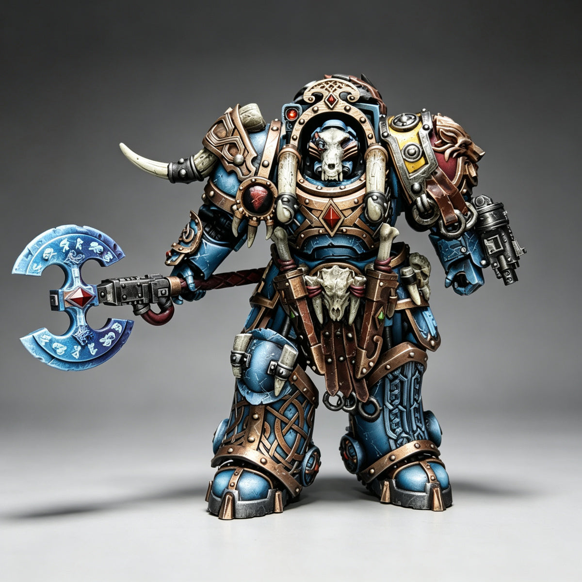 Space Wolves Praetor in Terminator Armour 1/18 Scale Custom Action Figure