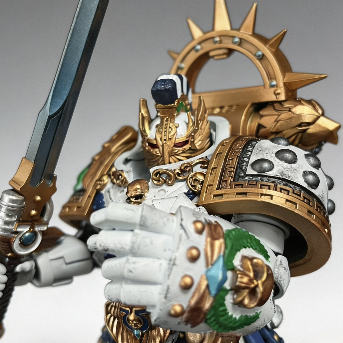 Ultramarines White Invictarus Suzerain – Custom Repaint