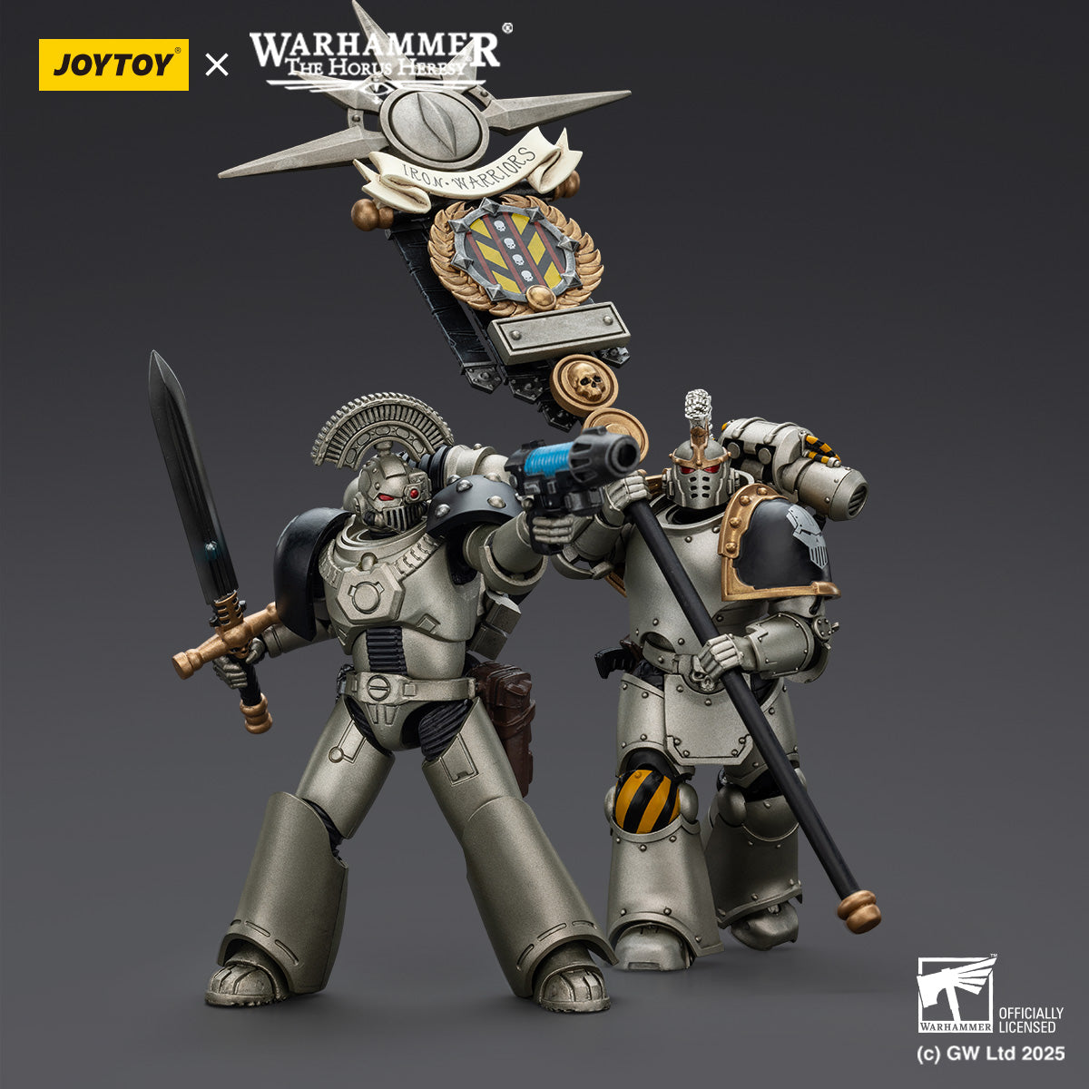 JOYTOY Warhammer The Horus Heresy - Iron Warriors Command Squad Set
