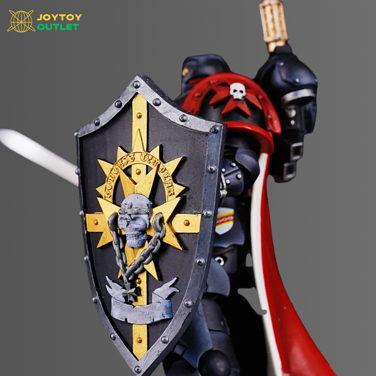 Black Templars Chained Skull Shield – Upgrade Part
