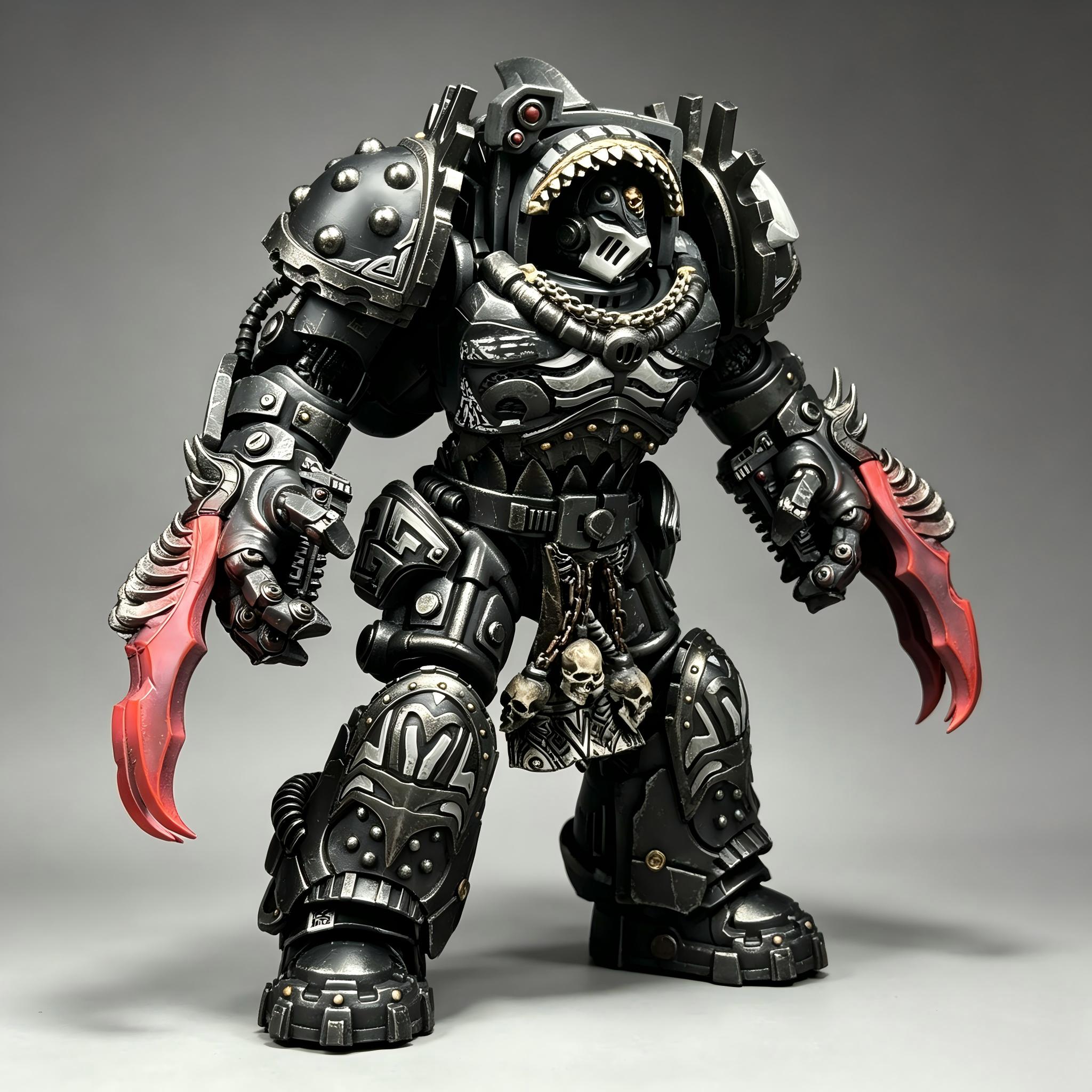Carcharodons Tyberos the Red Wake 1/18 Scale Fully Articulated Custom Action Figure