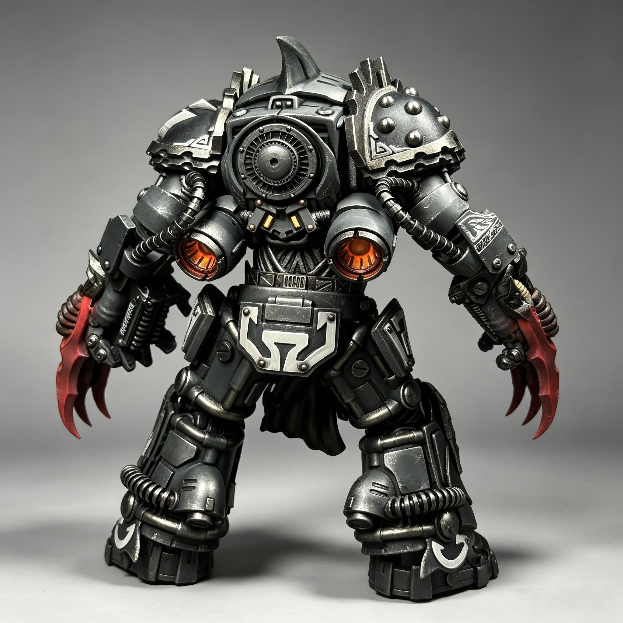 Carcharodons Tyberos the Red Wake 1/18 Scale Fully Articulated Custom Action Figure
