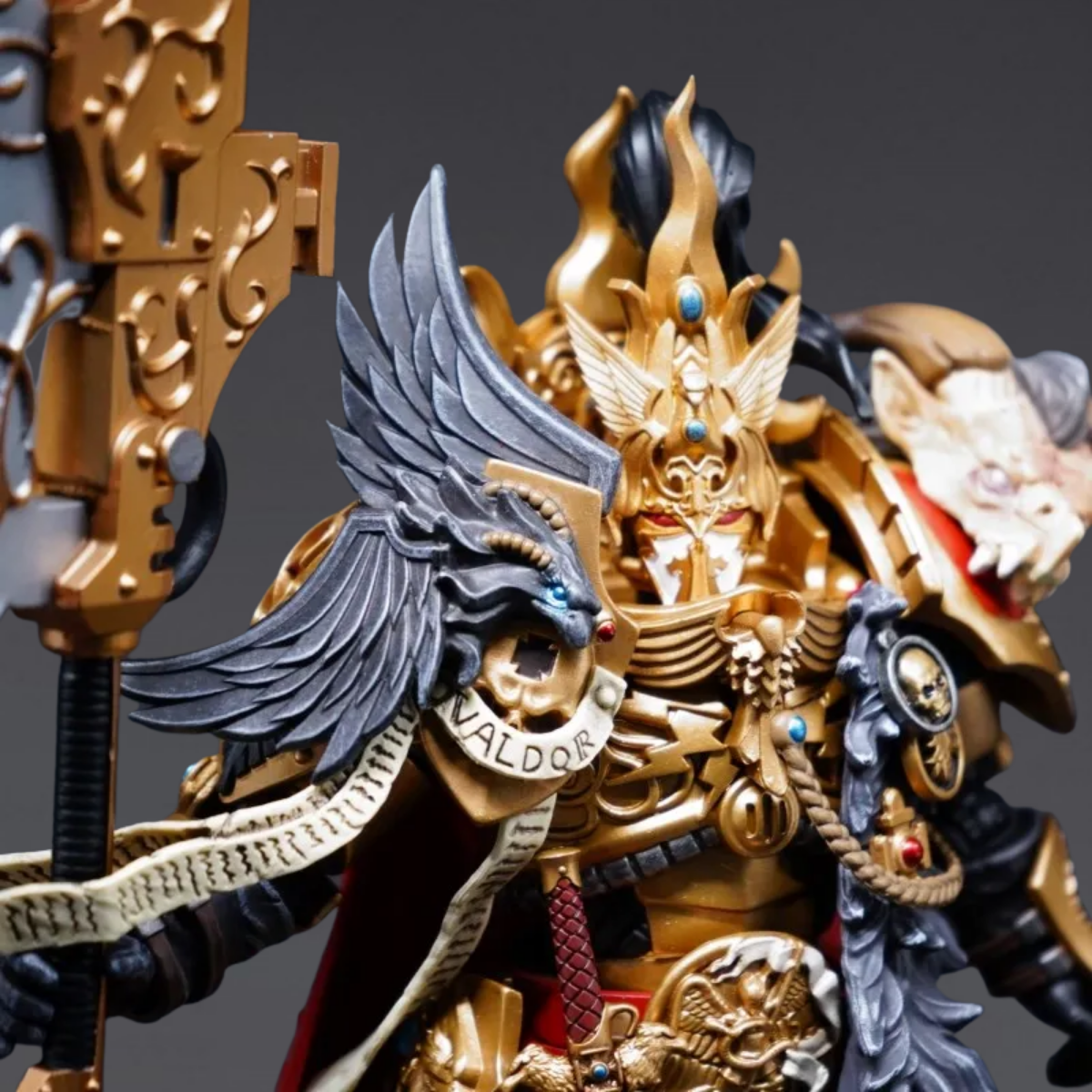 Legio Custodes Constantin Valdor Helmet Head Sculpt – Upgrade Part