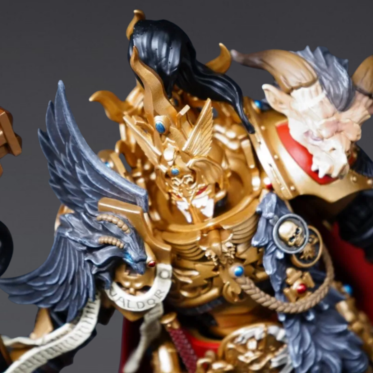 Legio Custodes Constantin Valdor Helmet Head Sculpt – Upgrade Part