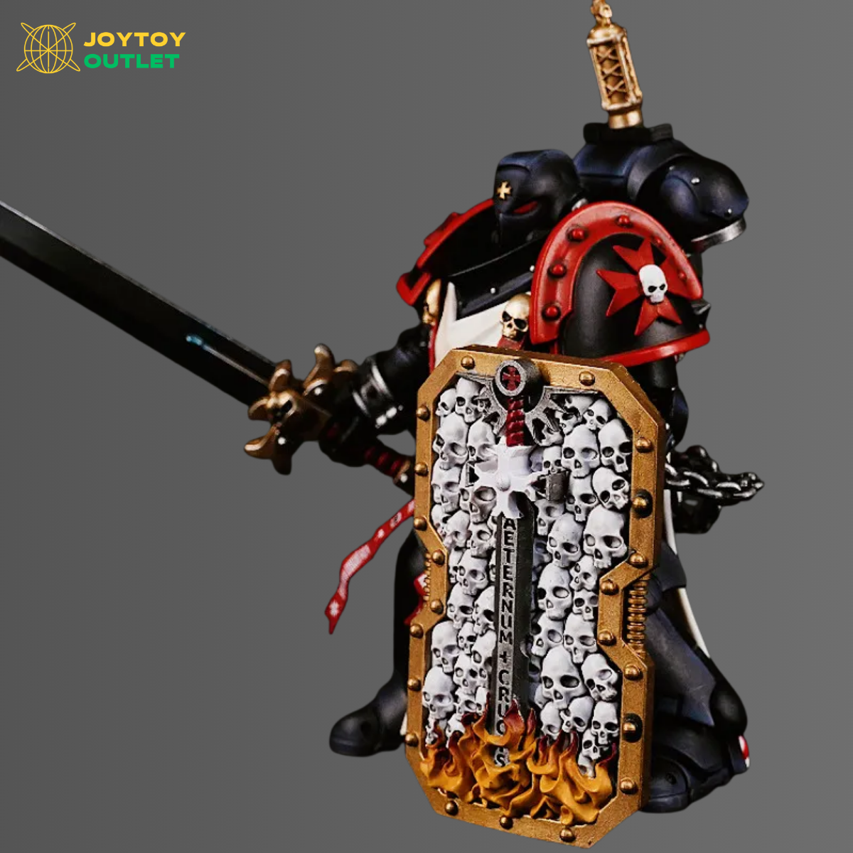 Black Templars Skull Relic Shield – Upgrade Part