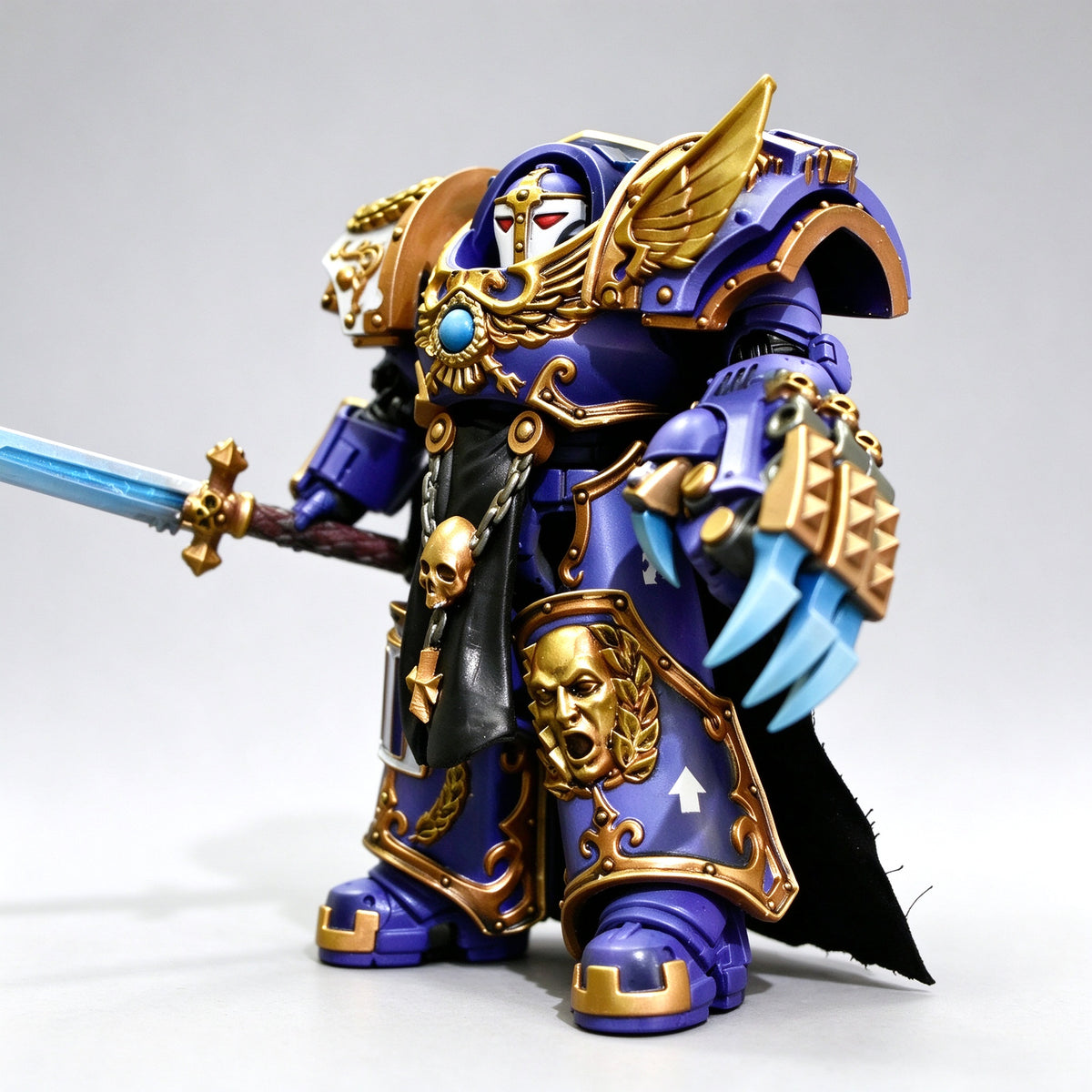 Custom 1/18 Emperor's Children Phoenix Guard Champion Tartaros Terminator (Sword & Lightning Claw)