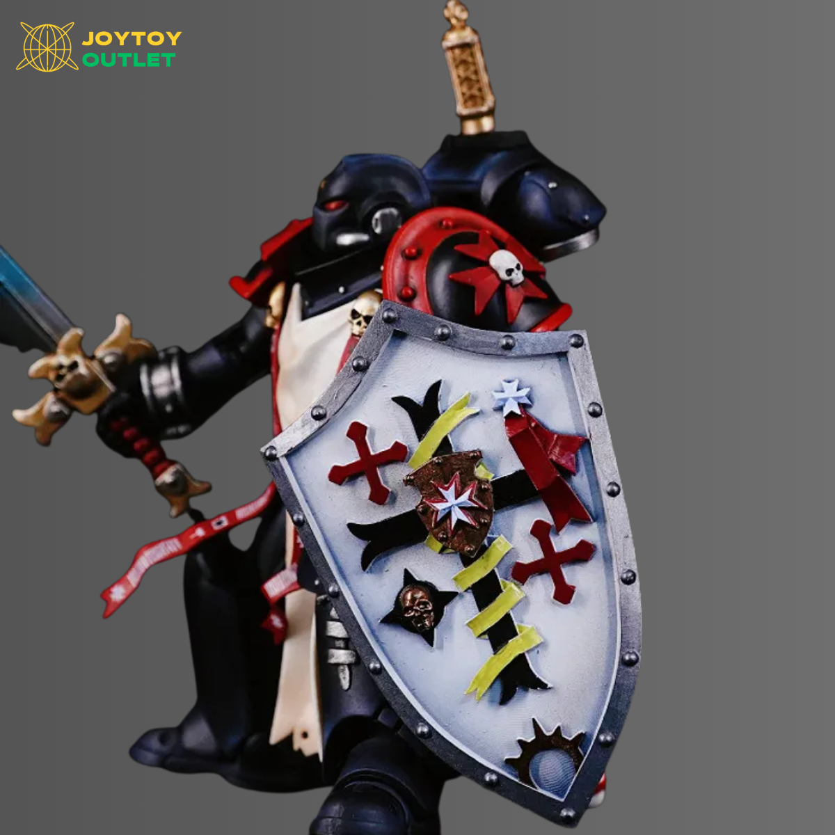 Black Templars Heraldic Shield – Upgrade Part