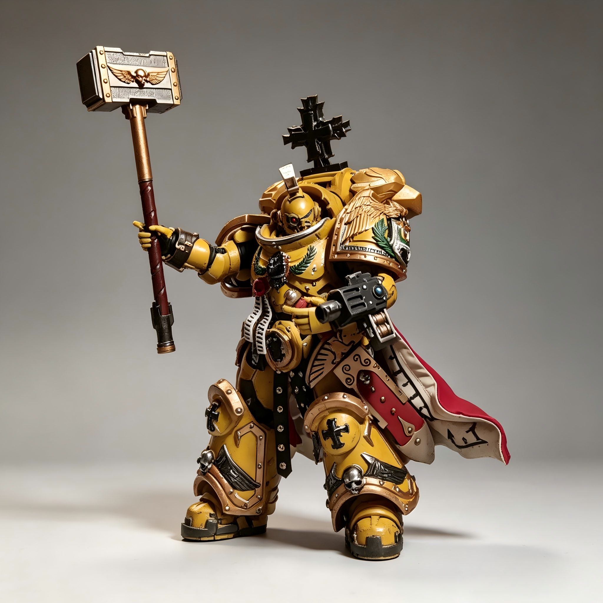 Imperial Fists 1/18 Heavy Armor Elite Command Series - Masterpiece Custom Repaints