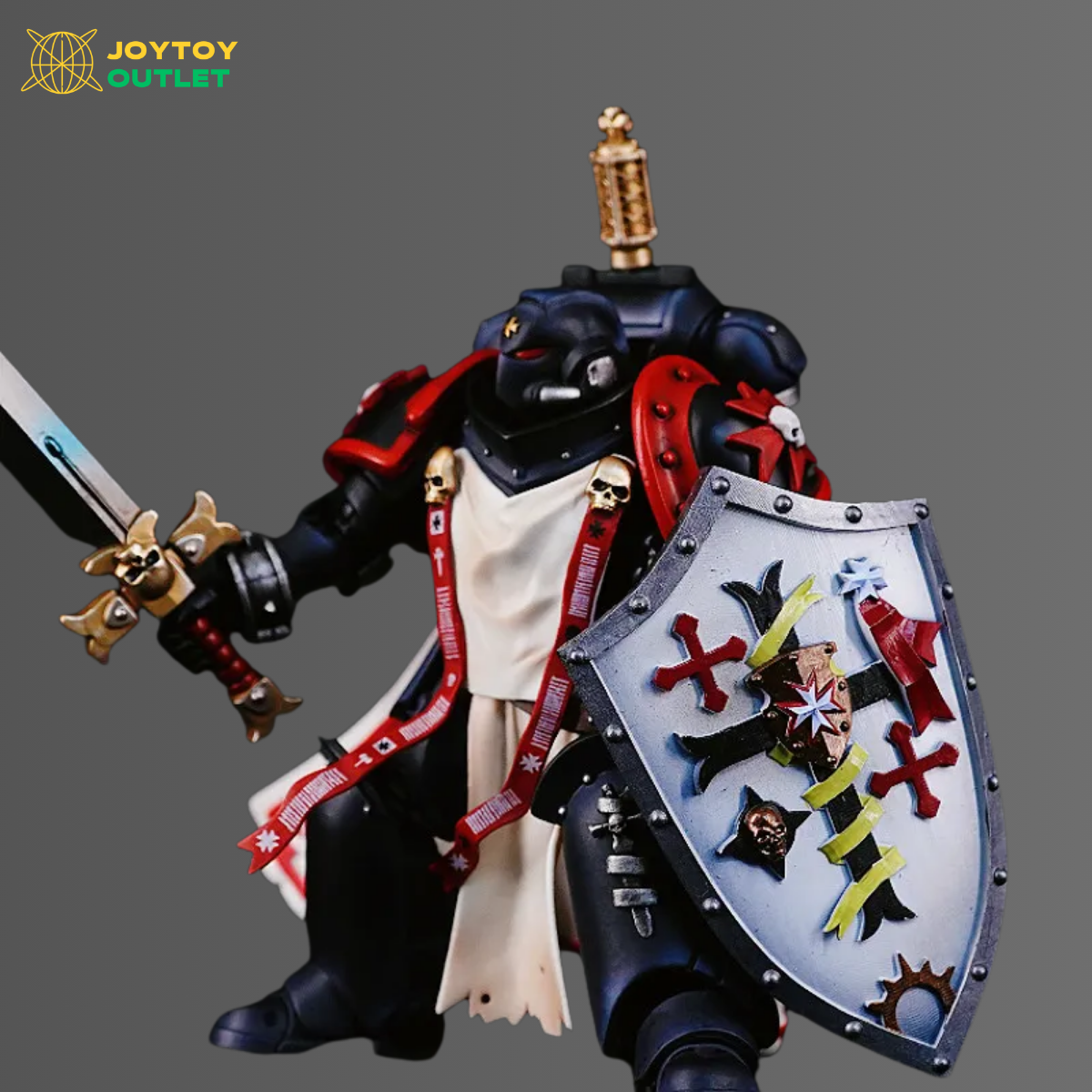 Black Templars Heraldic Shield – Upgrade Part