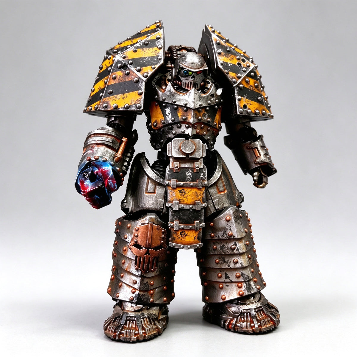 Custom 1/18 Iron Warriors IV Legion Saturnine Terminator (Power Fist)