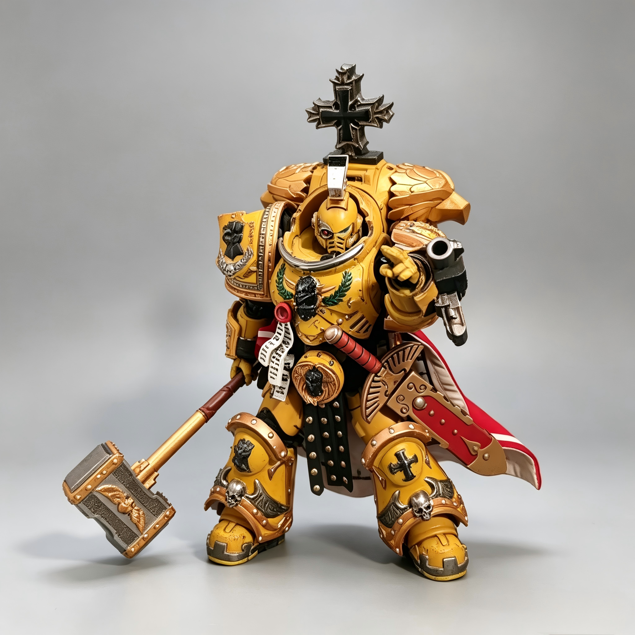 Imperial Fists 1/18 Heavy Armor Elite Command Series - Masterpiece Custom Repaints