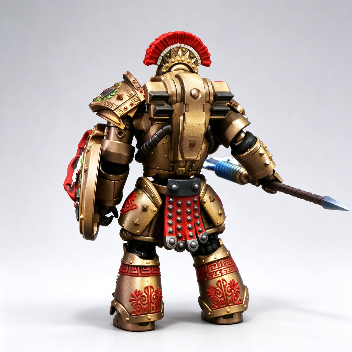 Custom 1/18 Minotaurs Chapter Master Asterion Moloc Tartaros Terminator (Gorgon Spear & Shield)