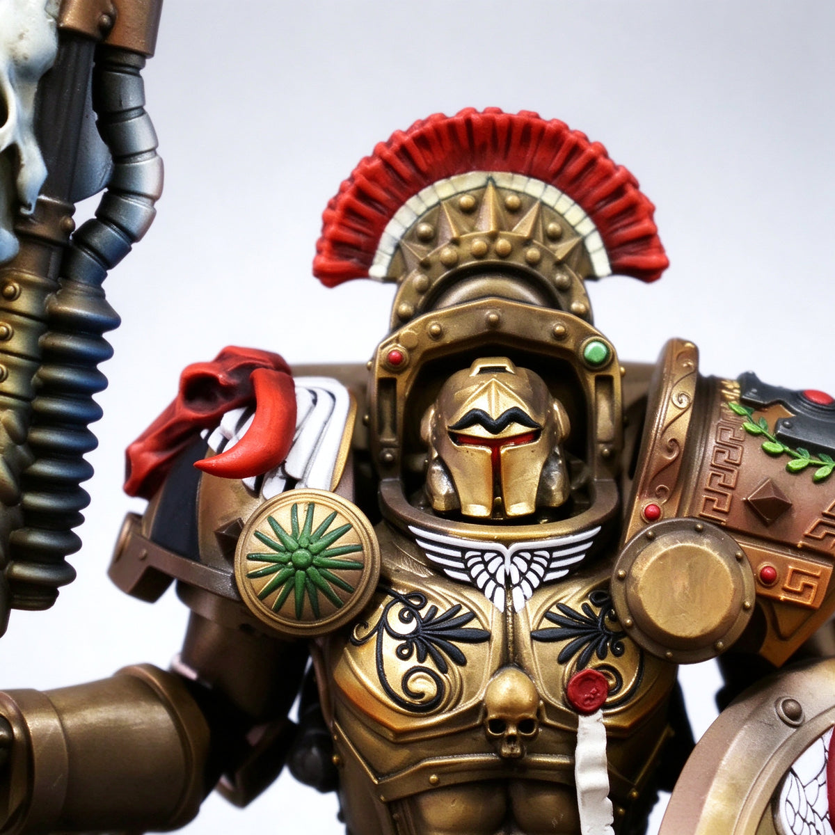 Custom 1/18 Minotaurs Chapter Master Asterion Moloc Tartaros Terminator (Gorgon Spear & Shield)