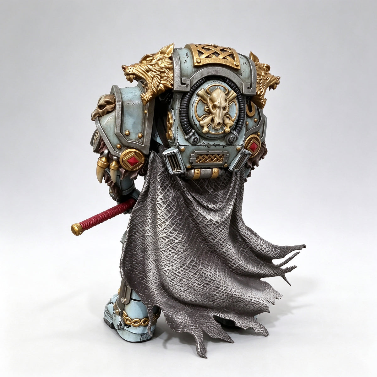Custom 1/18 Space Wolves Wolf Lord Terminator (Frost Axe & Thunder Hammer)