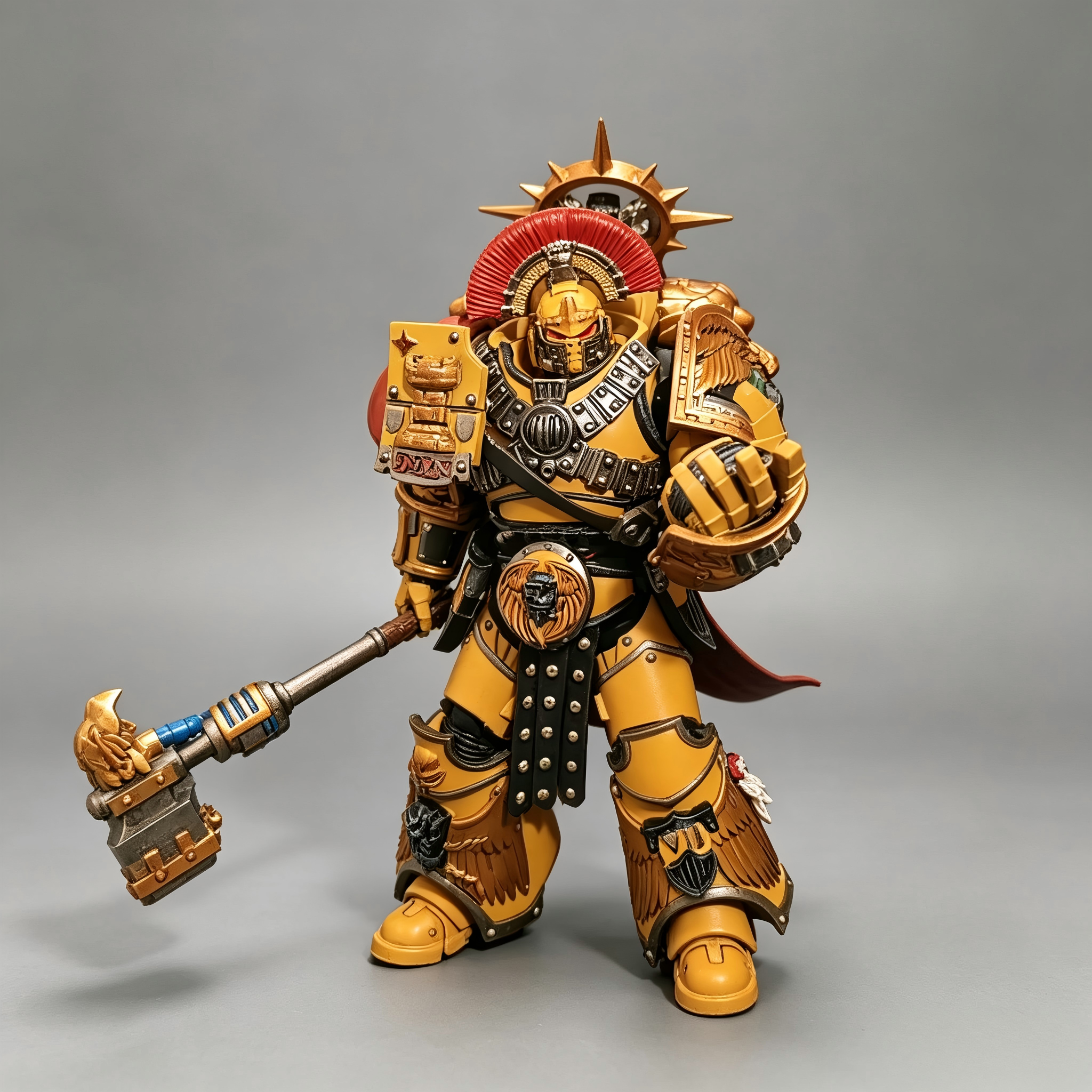 Imperial Fists 1/18 Heavy Armor Elite Command Series - Masterpiece Custom Repaints