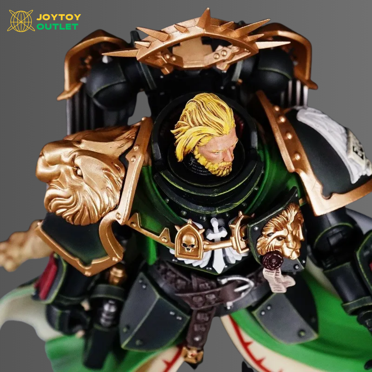 Dark Angels Lion El’Jonson Unhelmeted Head Sculpt – Upgrade Part