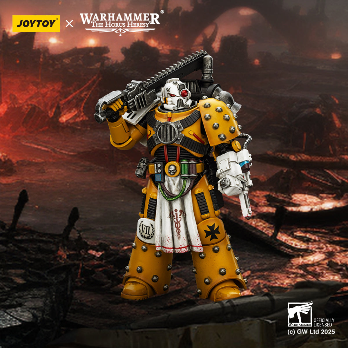 JOYTOY Warhammer The Horus Heresy - Imperial Fists Legion Apothecary