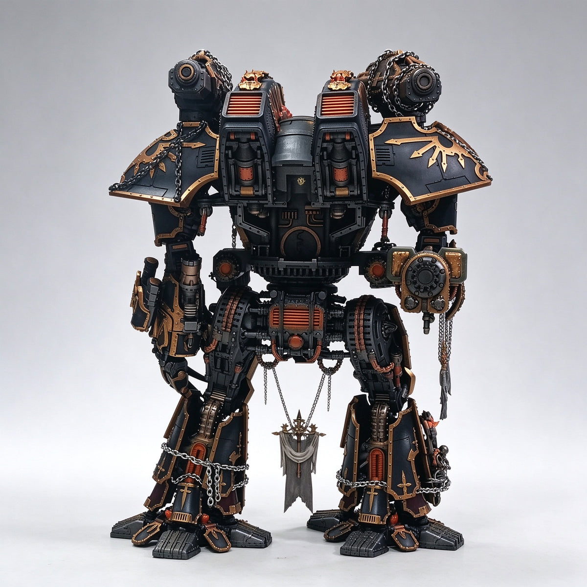 Custom 18-Inch Warlord Titan / Imperial Knight (Black Templars Crusade Edition)