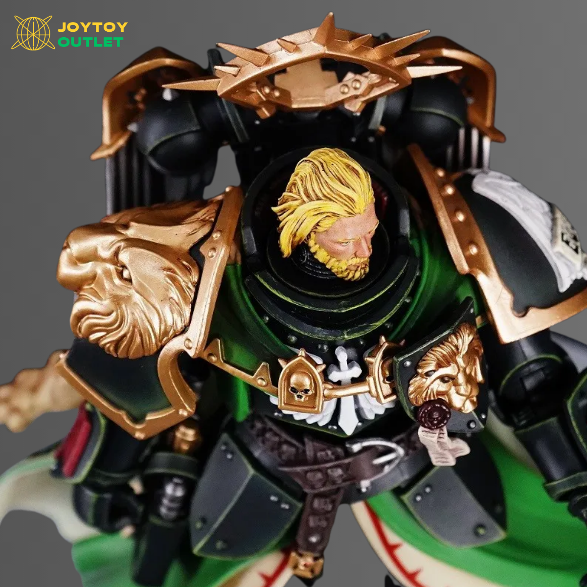 Dark Angels Lion El’Jonson Unhelmeted Head Sculpt – Upgrade Part