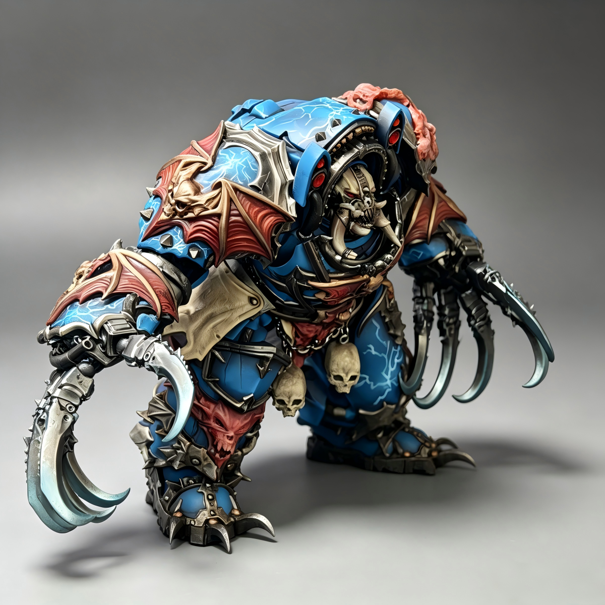 Night Lords Saturnine Terminator - 1/18 Custom (Dual Lightning Claws & Bat-Wing Armor)