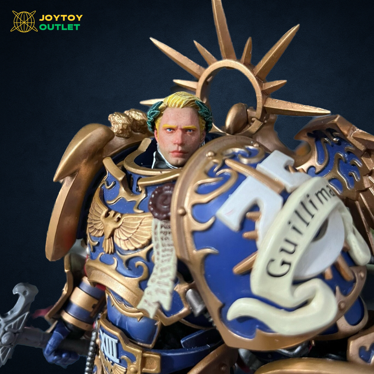 Ultramarines Guilliman Unhelmeted Head Sculpt โ Upgrade Part