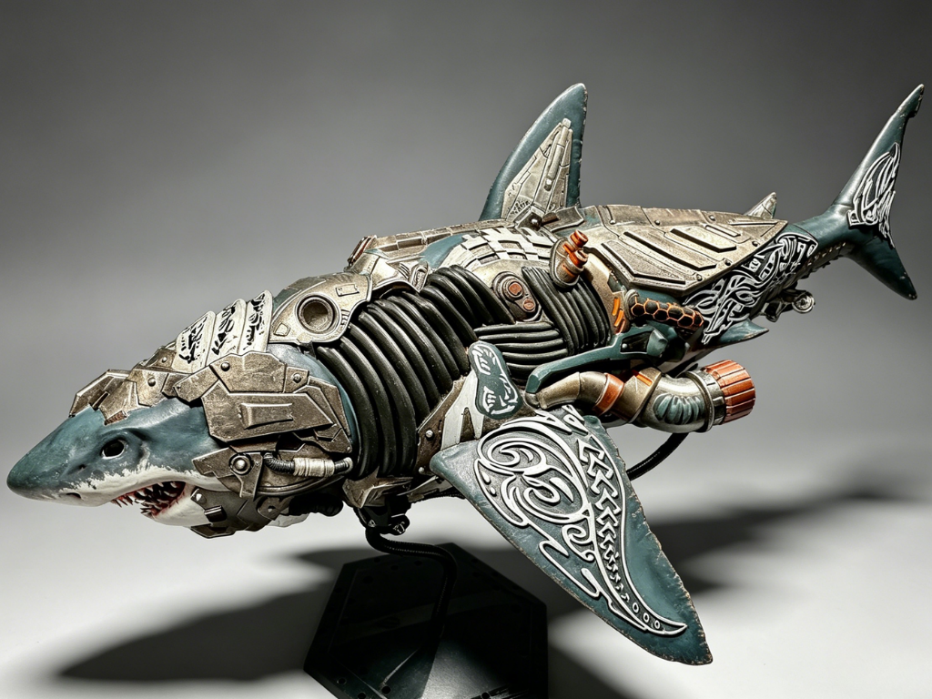 Carcharodons Shark Mount Rider Custom Repaint