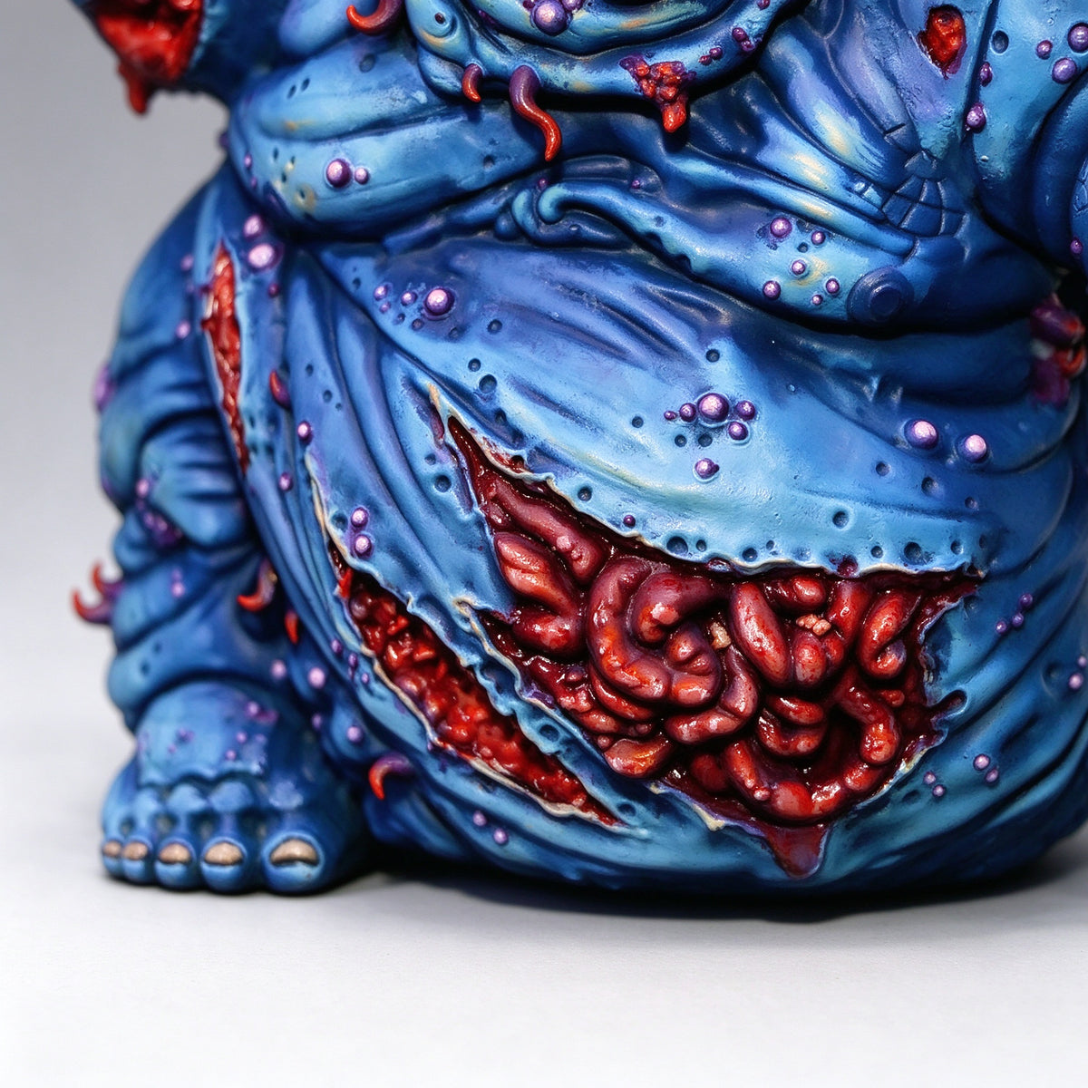 Great Unclean One – Custom Blue Repaint Nurgle Daemon Collectible(≈Height: 4.33 in (11 cm))
