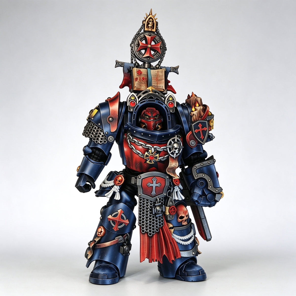 Masterwork Custom 1/18 Black Templars Relic Terminator Lord Fine-Art Figure