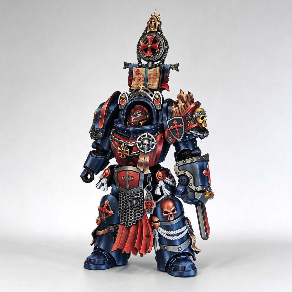 Masterwork Custom 1/18 Black Templars Relic Terminator Lord Fine-Art Figure