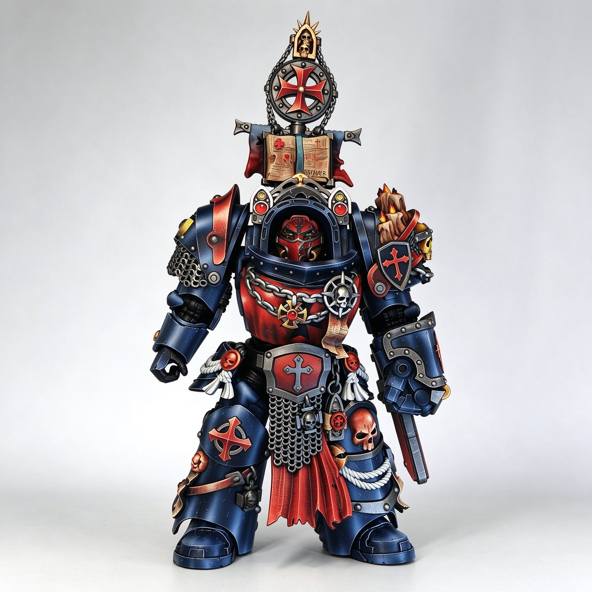 Masterwork Custom 1/18 Black Templars Relic Terminator Lord Fine-Art Figure