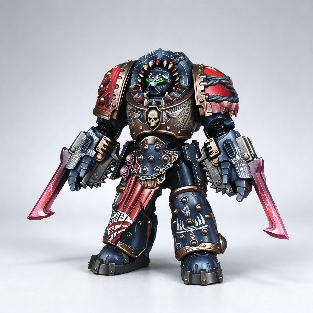 Masterwork Custom 1/18 Carcharodons Chapter Master Tyberos The Red Wake Fine-Art Figure