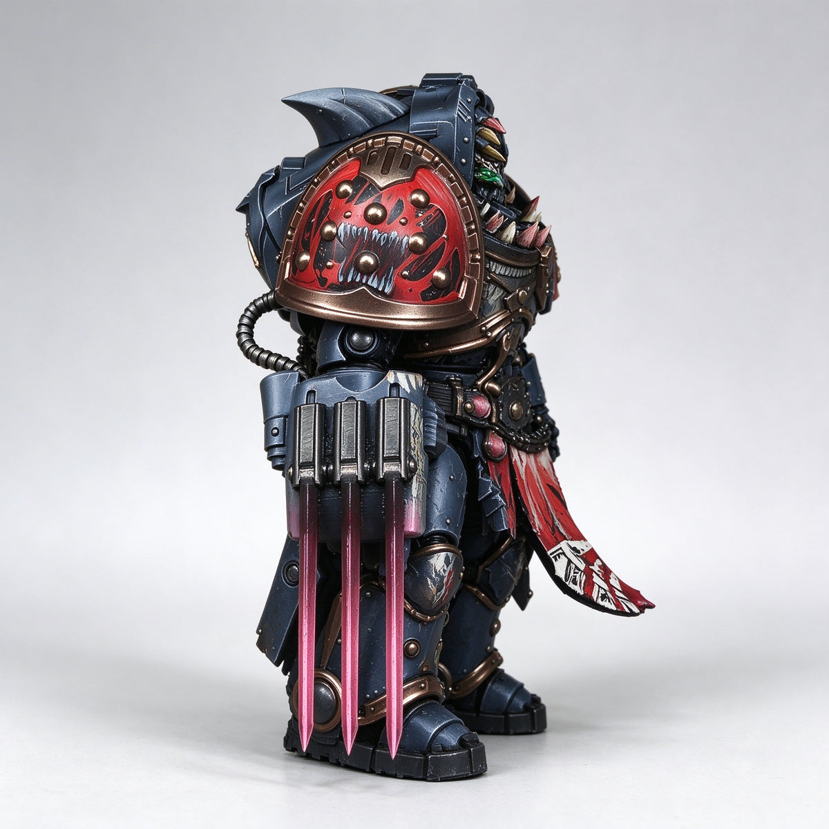 Masterwork Custom 1/18 Carcharodons Chapter Master Tyberos The Red Wake Fine-Art Figure