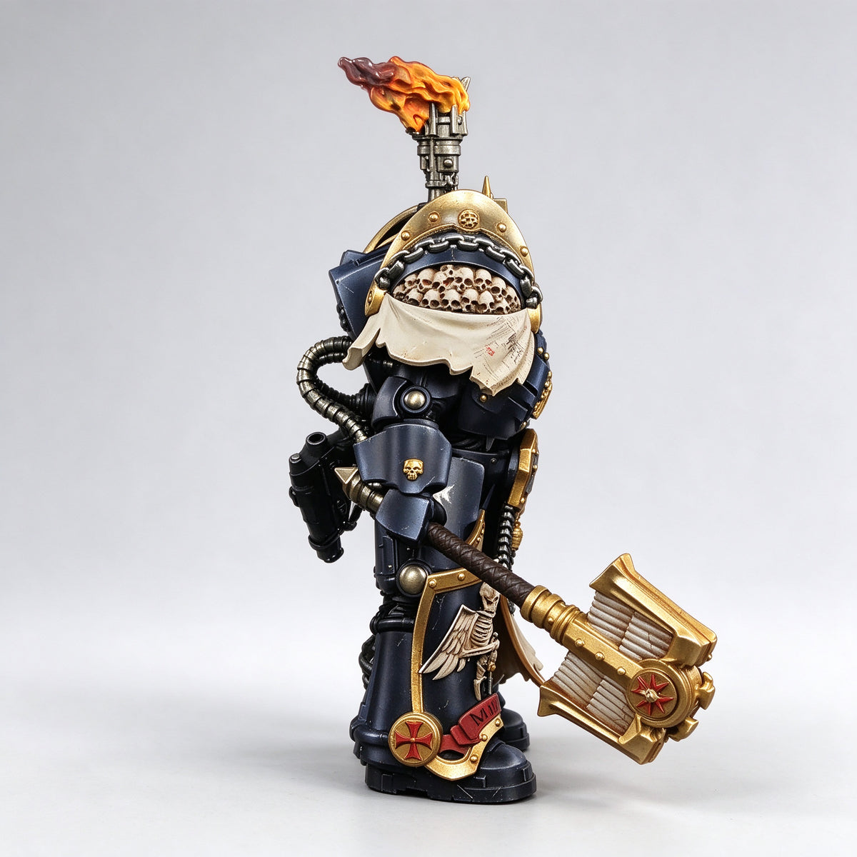 Masterwork Custom 1/18 Black Templars Relic Terminator Chaplain Fine-Art Figure