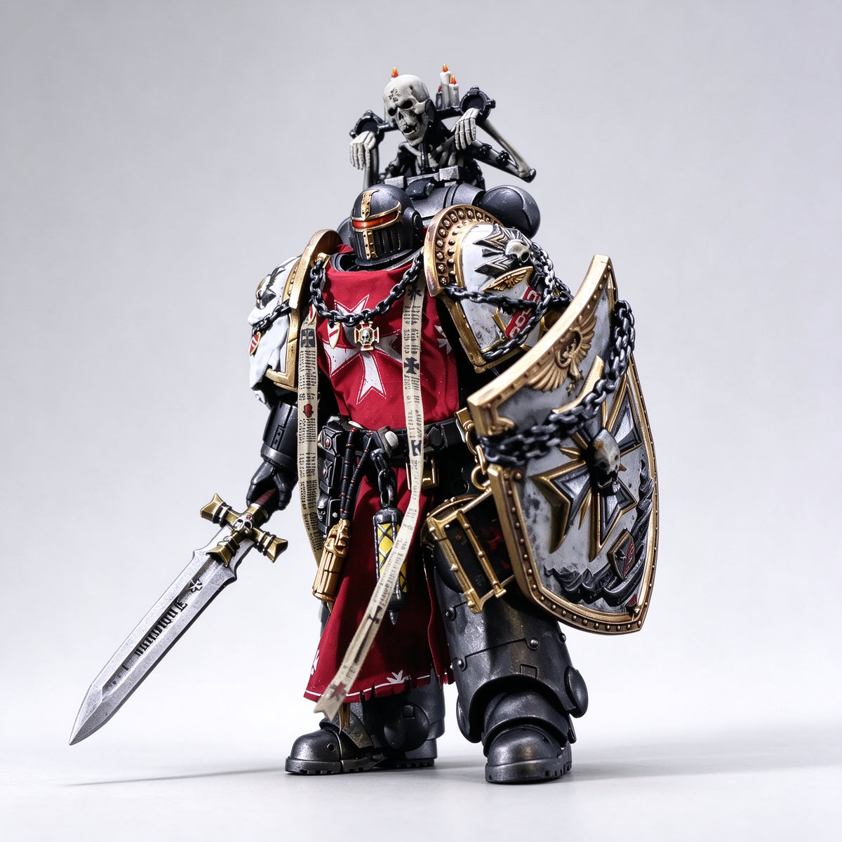 Masterwork Custom 1/18 Black Templars Emperor's Champion Game-Skin Fine-Art Figure