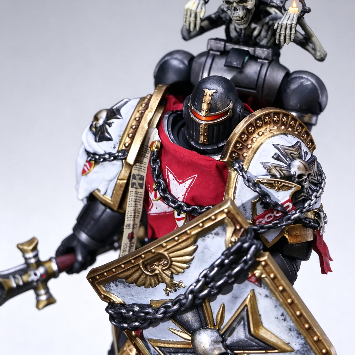 Masterwork Custom 1/18 Black Templars Emperor's Champion Game-Skin Fine-Art Figure