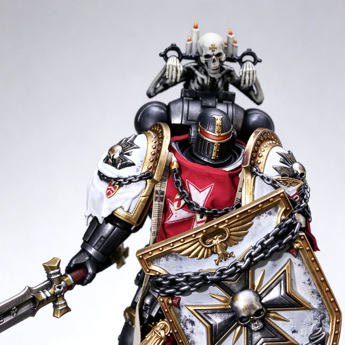 Masterwork Custom 1/18 Black Templars Emperor's Champion Game-Skin Fine-Art Figure