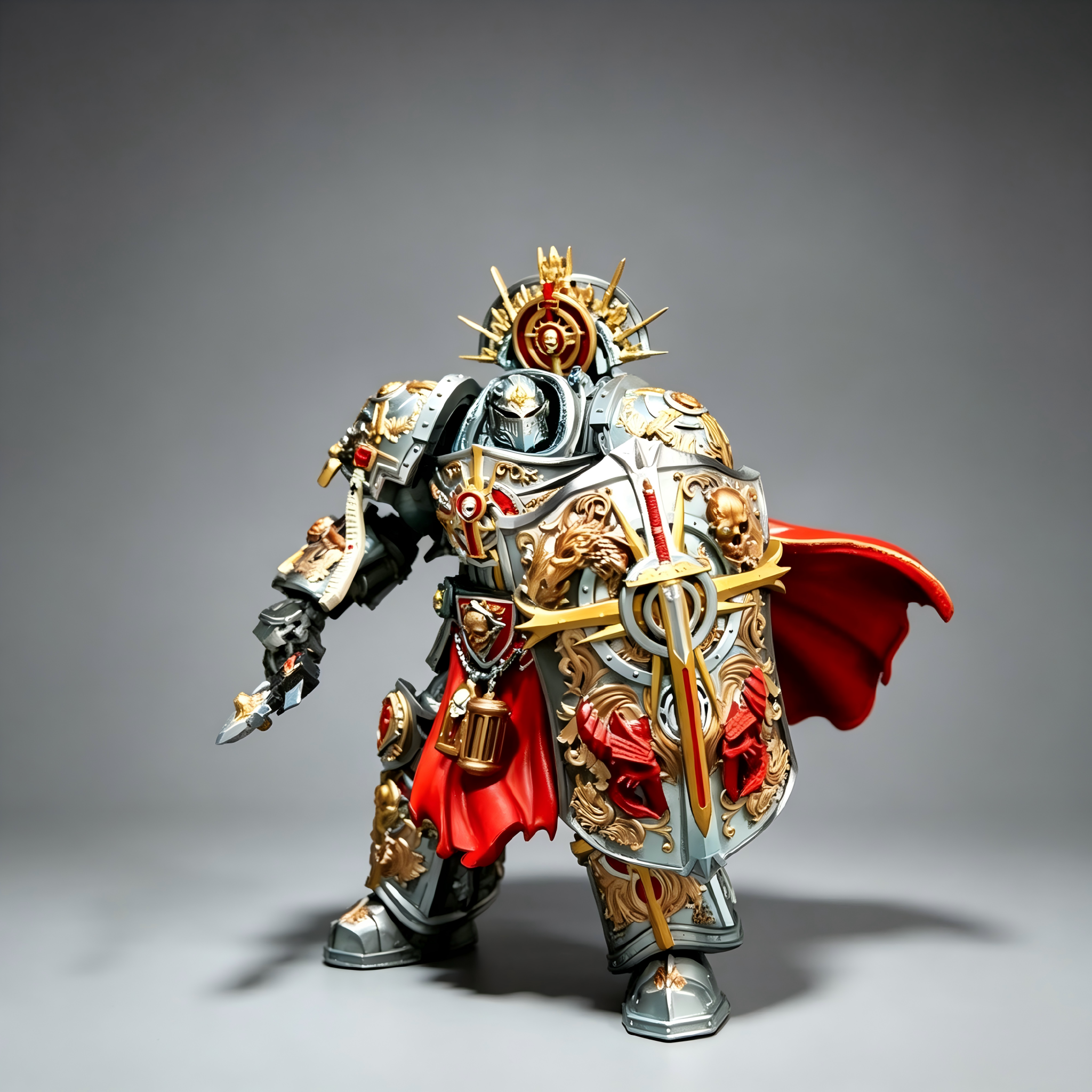 Grey Knights Supreme Grand Master - 1/18 Custom (Relic Storm Shield & Imperial Force Axe)