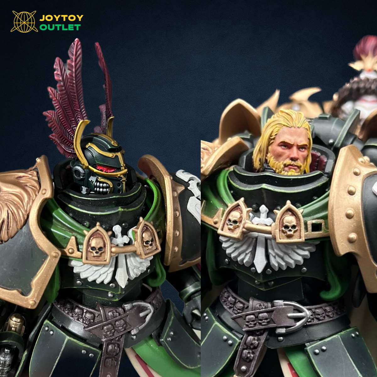 Dark Angels Lion El’Jonson Helmet & Young Head Sculpt Set – Upgrade Part